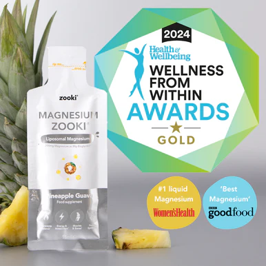 Zooki Liposomal Magnesium Bisglycinate 1,500mg Pineapple Guava Flavour 15ml 30 Sachets - Image 3