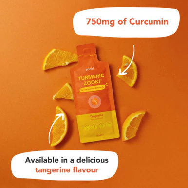 Zooki Liposomal Turmeric Curcumin 750mg Tangerine Flavour 15ml 30 Sachets - Image 6
